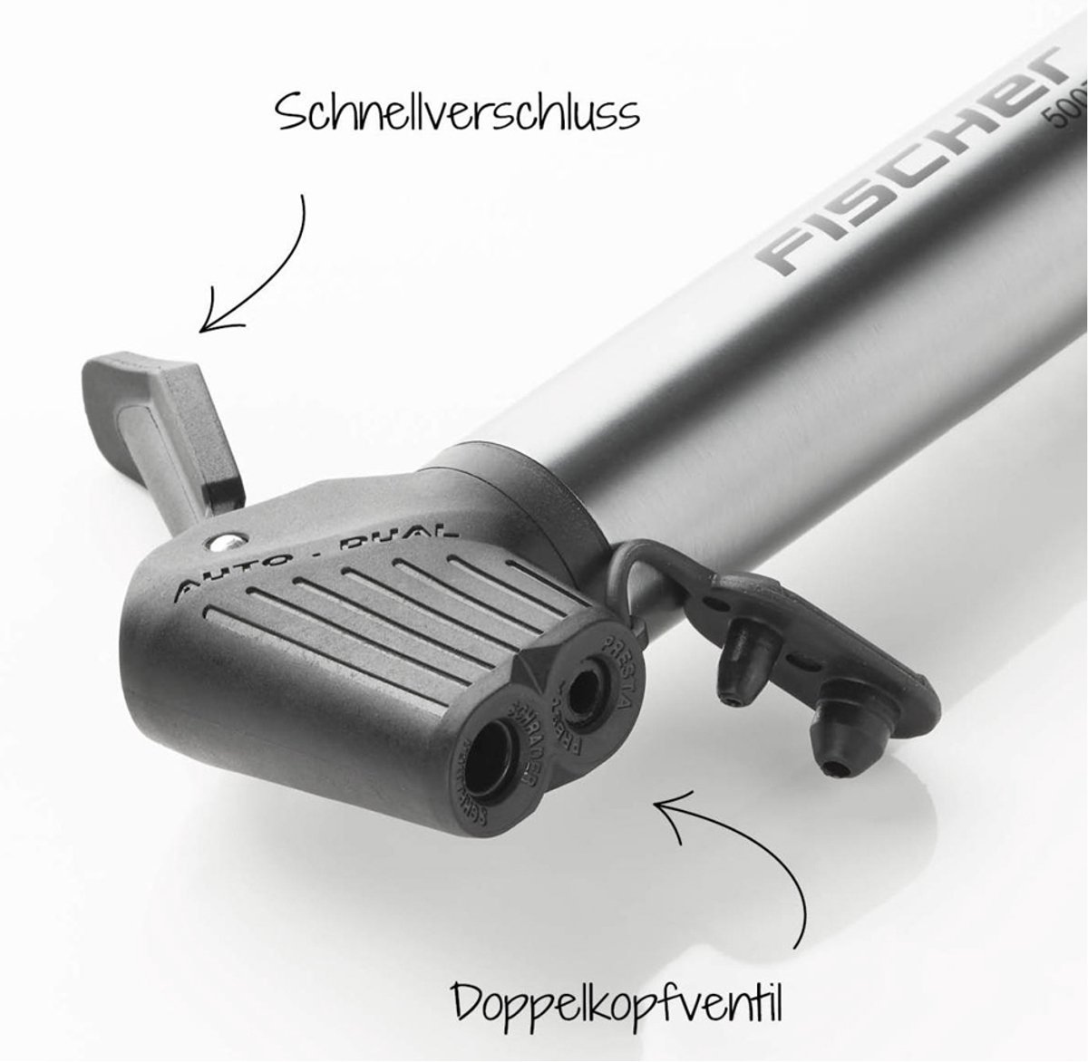 FISCHER FAHRRAD 50073 50073 Minipump Aluminium