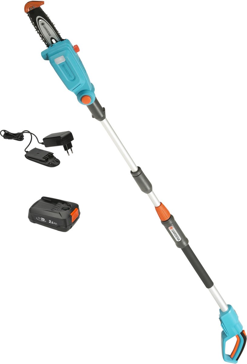 Gardena Battery Telescopic Pruner TCS 20/18V P4A Ready-To-Use Set