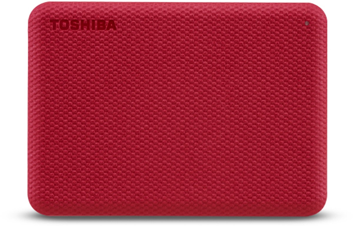Toshiba Canvio Advance 2 TB Extern hårddisk 2.5 USB 3.2 Gen 1 Röd HDTCA20ER3AA