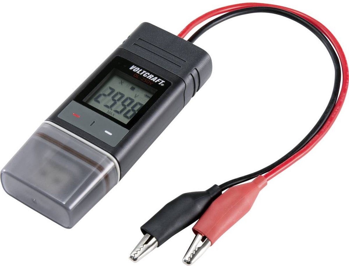 VOLTCRAFT VC-11015505 DL-250V Spännings-datalogger Uppmätt värde Spänning 0.01 till 30 V PDF Funktion