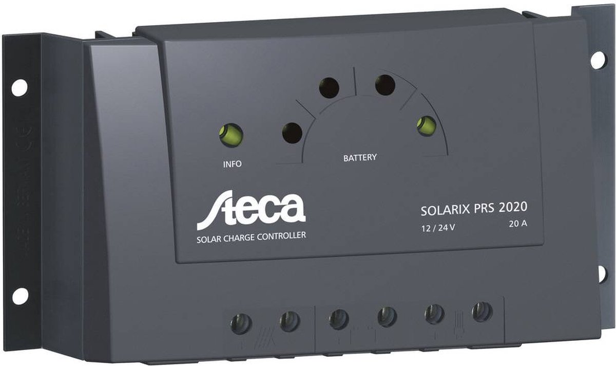 Steca Solarix PRS 2020 Solenergi laddningsstyrenhet Serie 12 V, 24 V 20 A