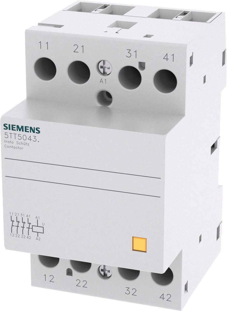Siemens 5TT5843-0 Installationsskydd 4 NC 4 W 40 A 1 st