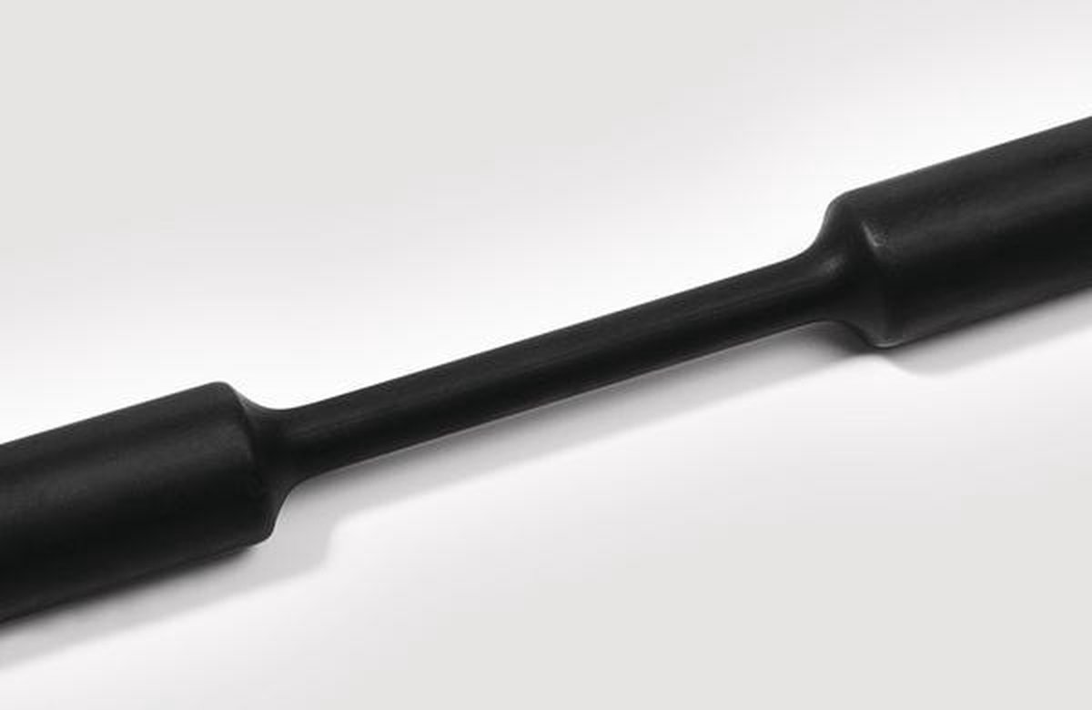 HellermannTyton 319-00150 Krympslang utan lim Svart 1.50 mm 0.50 mm Krympförhållande:3:1 1 m