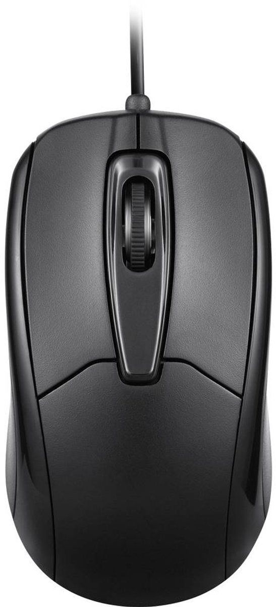 Perixx PERIMICE-209 C Black WiFi mus Sladd Optisk Svart 3 Knappar 1000 dpi Musknappar