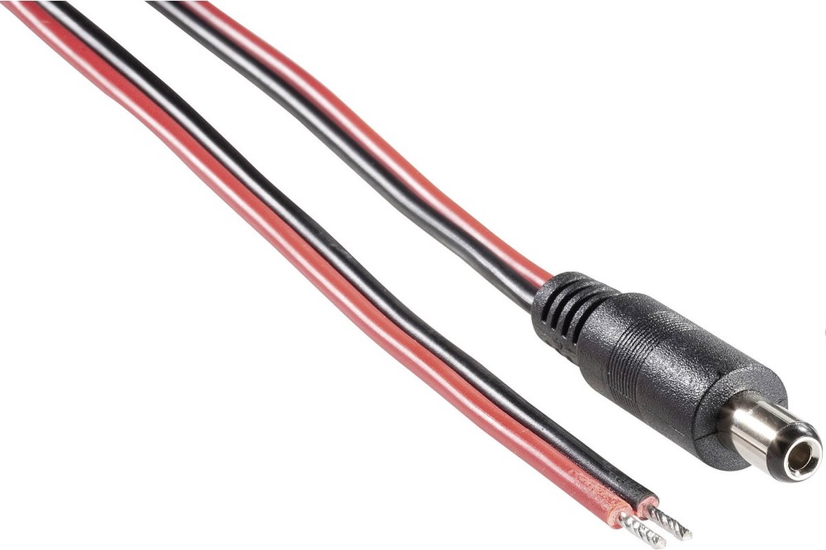 BKL Electronic DC-kabel DC-stiftdon - Öppen ände 5.5 mm 2.5 mm 2.00 m 1 st