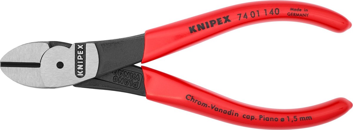 Knipex 74 01 140 Verkstad Kraftavbitare med facett 140 mm