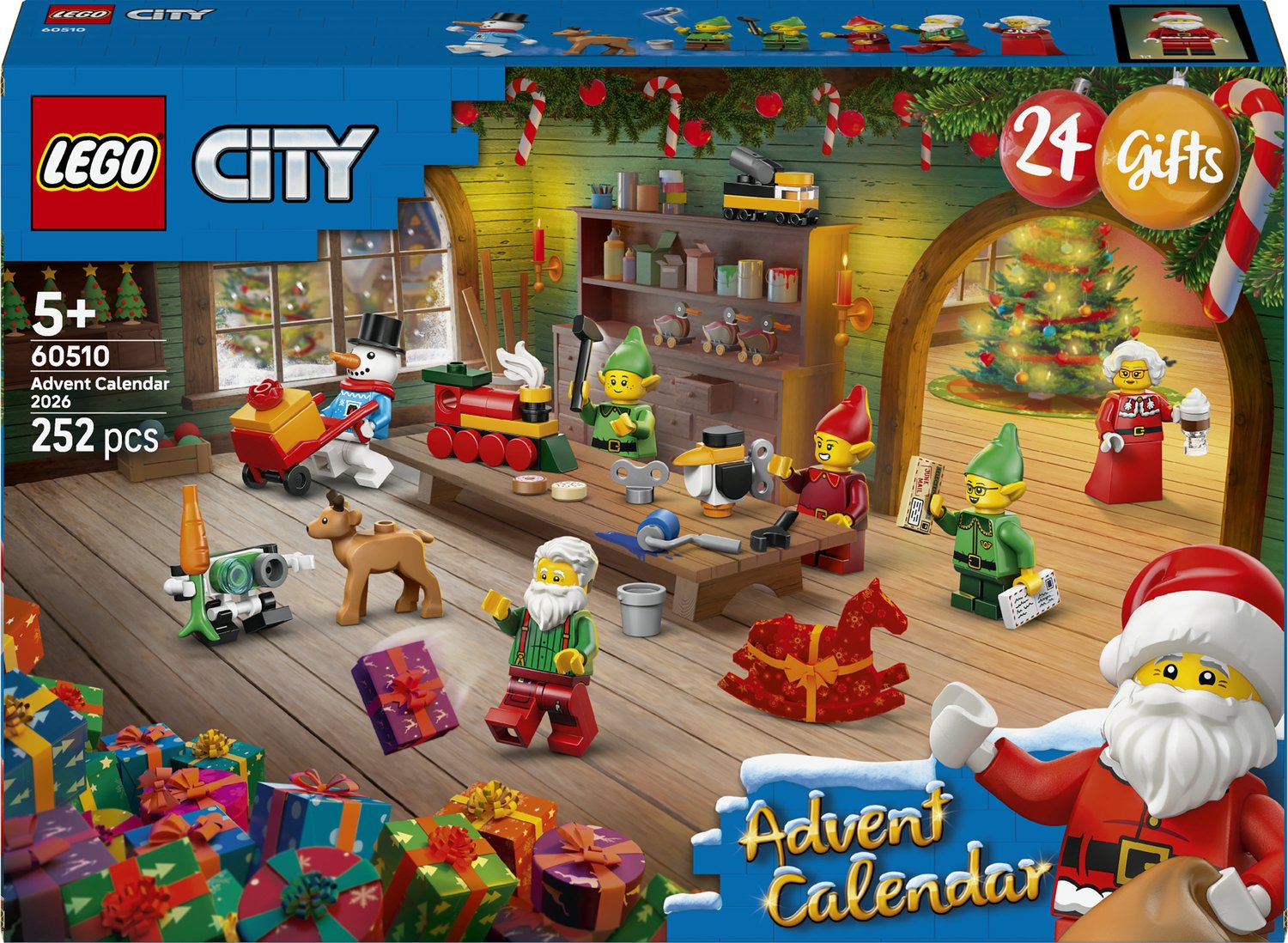 LEGO City 60510 Leksak Adventskalender Åldersklass från 5 år