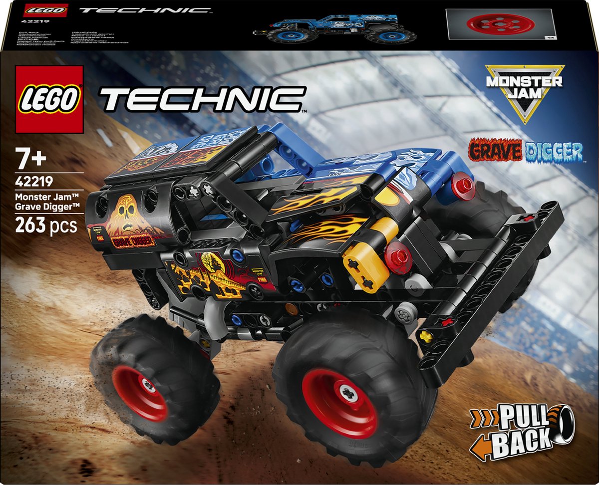 LEGO® TECHNIC 42219 Monster Jam™ Grave Digger™ eld och is (42219)