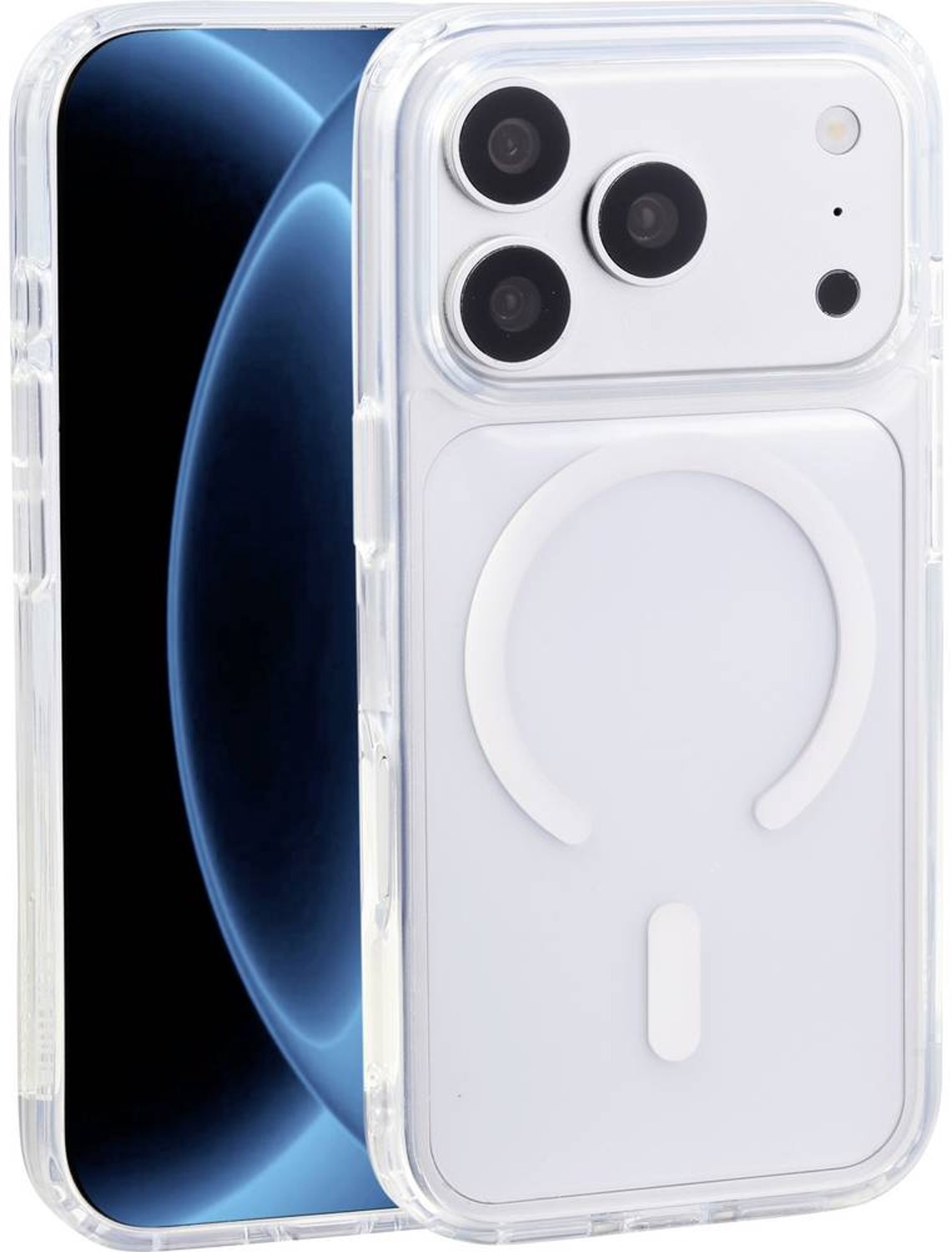 Renkforce iPhone 18 Pro Backcover Apple iPhone 18 Pro Transparent MagSafe-kompatibel, Induktiv laddning RF-7576222