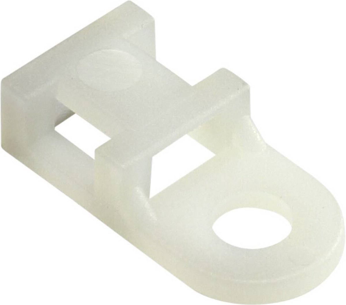 TRU COMPONENTS Monteringssockel skruv TC-6645712 Natur 100 st