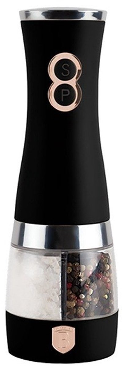 BerlingerHaus BH9648A-4B Salt-, pepparkvarn Svart, Roségold 1 st