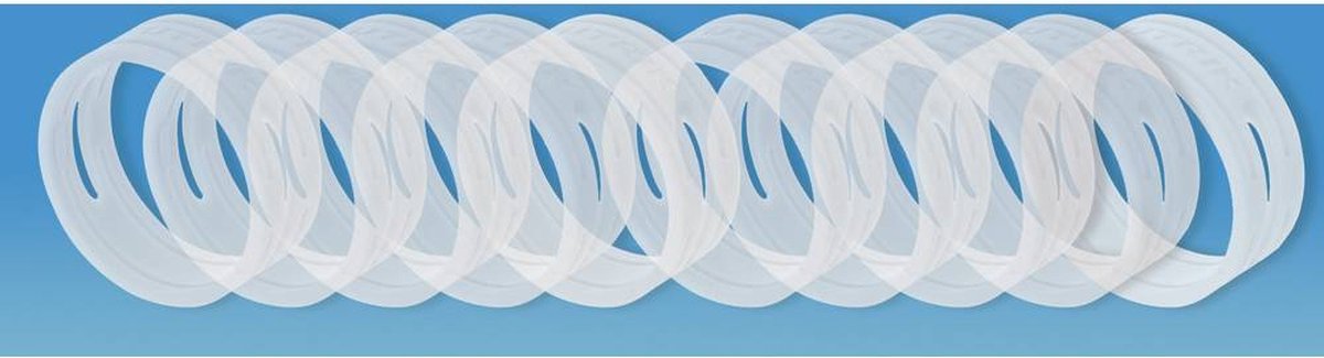 Neutrik XXCR-SET-TRANSPARENT Kodningsring Transparent 10 st
