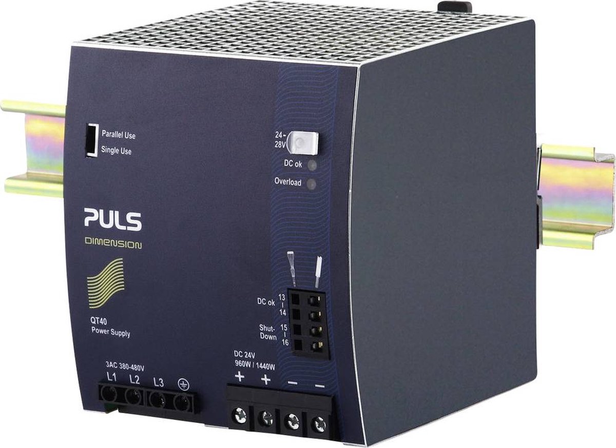 PULS QT40.242 DIN-skena nätaggregat 40 A 960 W Innehåll 1 st