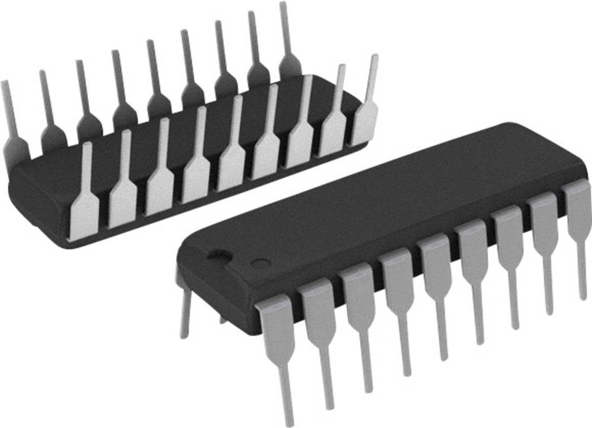 Microchip Technology PIC16F84A-04/P Inbyggd mikrokontroller PDIP-18 8-Bit 4 MHz Antal I/O 13