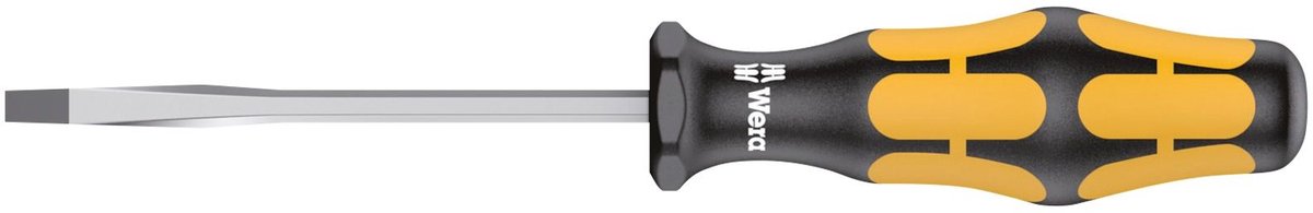 Spårskruvmejsel, 0,6 x 3,5 x 80 mm Wera (05018260001) N/A N/A