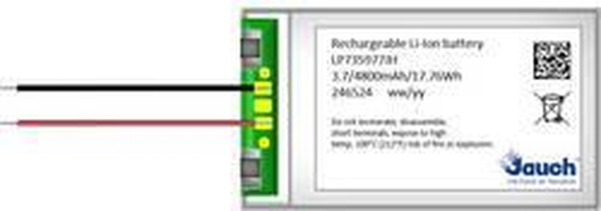 Jauch Quartz LP735977JH Specialbatteri laddbart Prismatic Kabel Li-Ion 3.7 V 5000 mAh 1 st