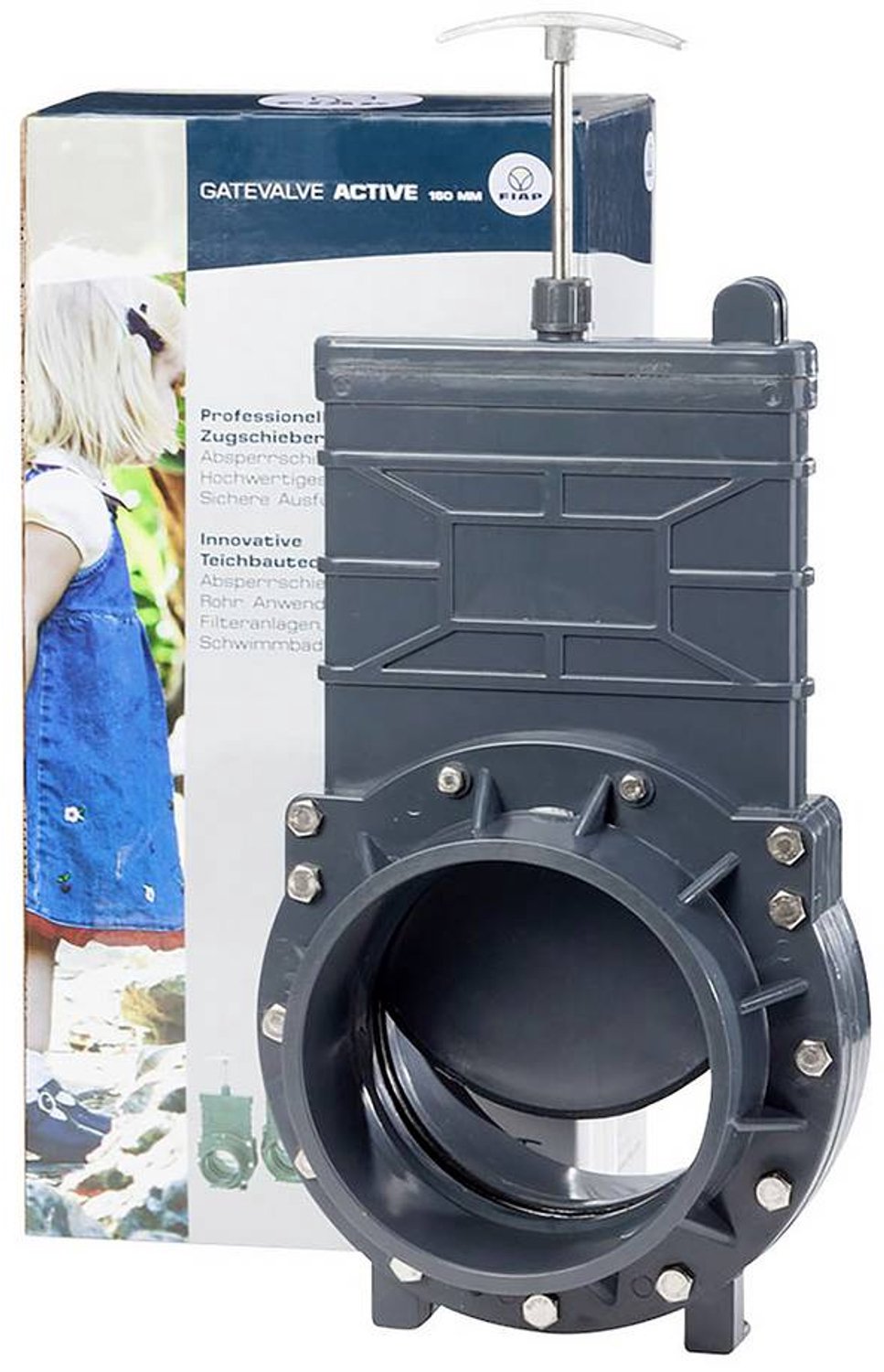 FIAP 2428 GateValve Active 160 mm Justerbart reglage (Ø x H) 160 mm x 490 mm 1 st
