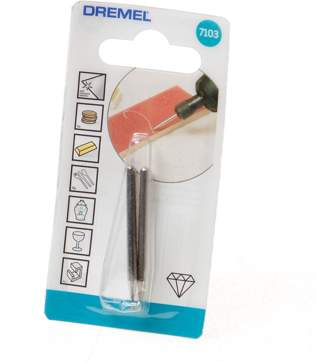 Dremel 26157103JA Frässtift HM Boll / Kula 2.0 mm Skaft-Ø 3.2 mm