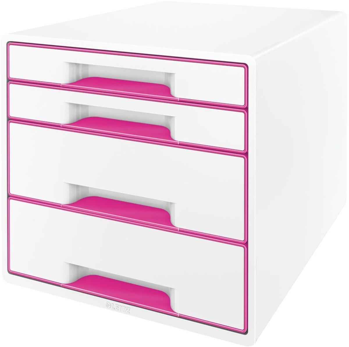 Leitz Skuffekabinet Desk Cube WOW 4-skuffer Pink