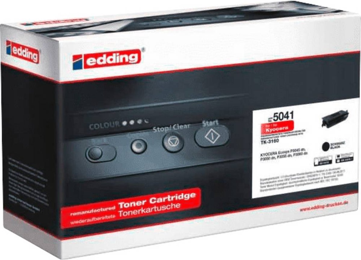 Edding Toner Ersätter Kyocera TK-3160 Kompatibel Svart 12500 sidor EDD-5041 18-5041