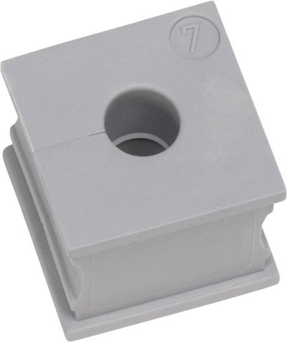 Icotek KT 5 Kabelgenomföring slitsad Kläm-Ø (max.) 6 mm Elastomer Grå 1 st