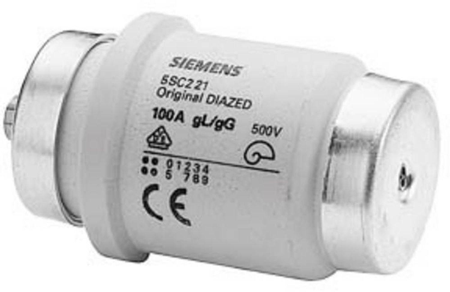 Siemens 5SC211 Säkringsinsats Säkringsstorlek = DIV 80 A 500 V/AC 3 st