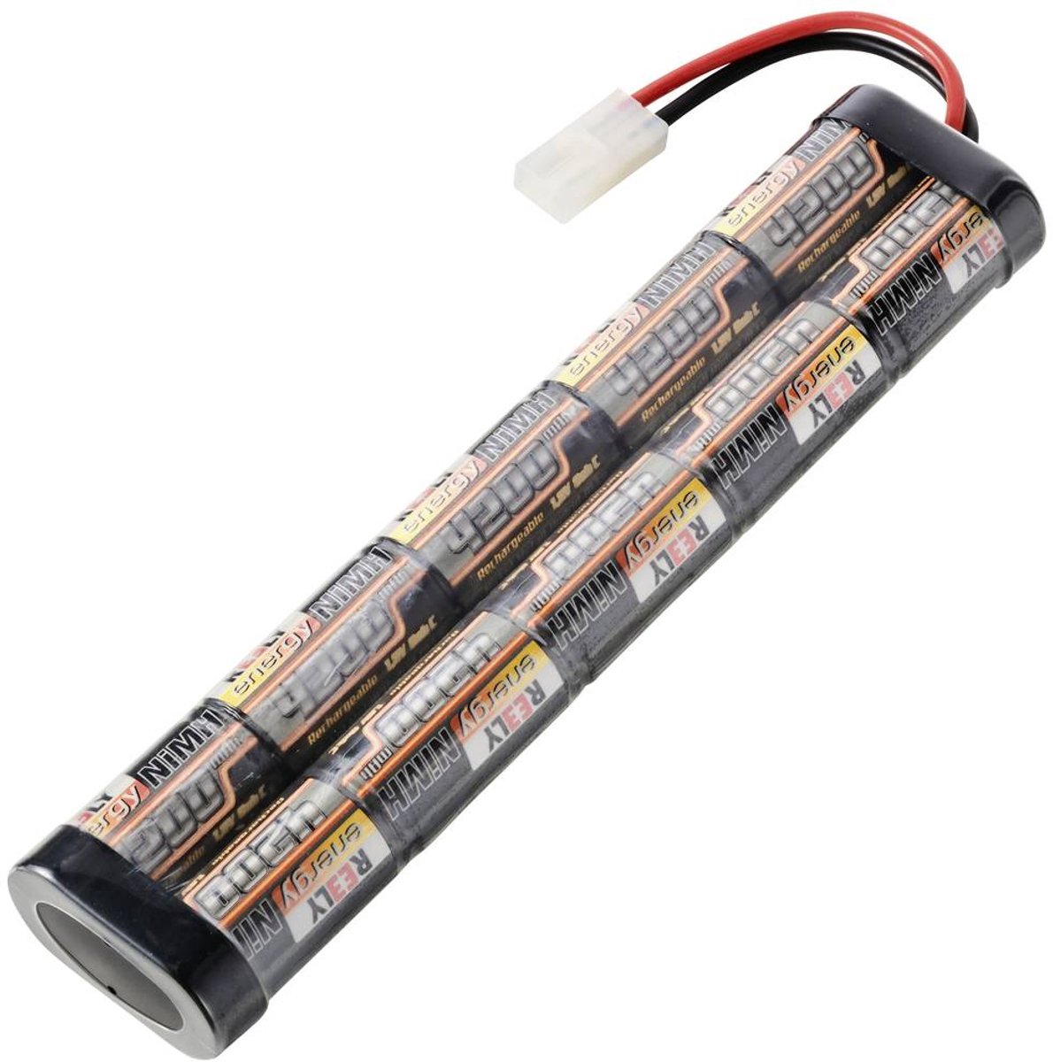 Reely RC Batteripack (NiMh) 12 V 4200 mAh Antal celler: 10 Stick Tamiya