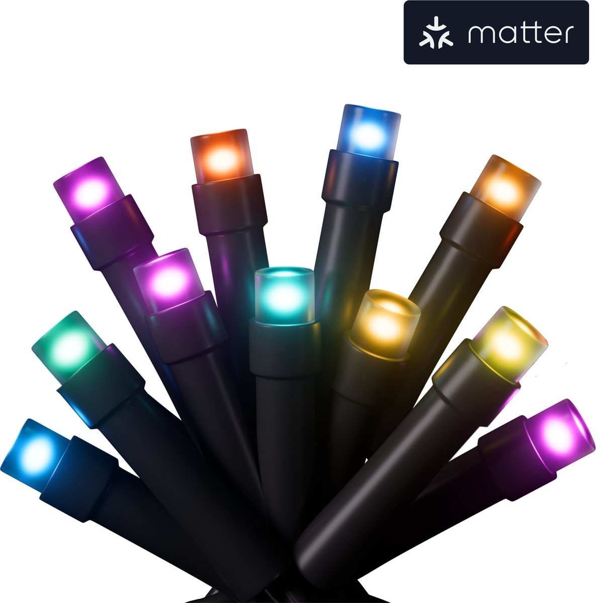 Nanoleaf Essentials Matter String Holiday Lights 25M