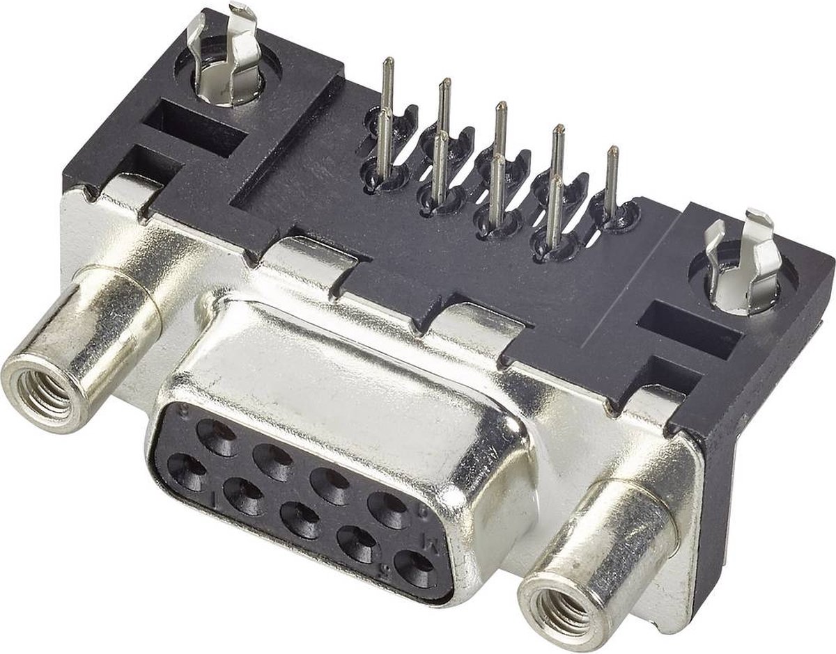 FCI D-SUB D25S13A4GL00LF D-Sub honkontakt 90 ° Antal poler: 25 Krets 1 st