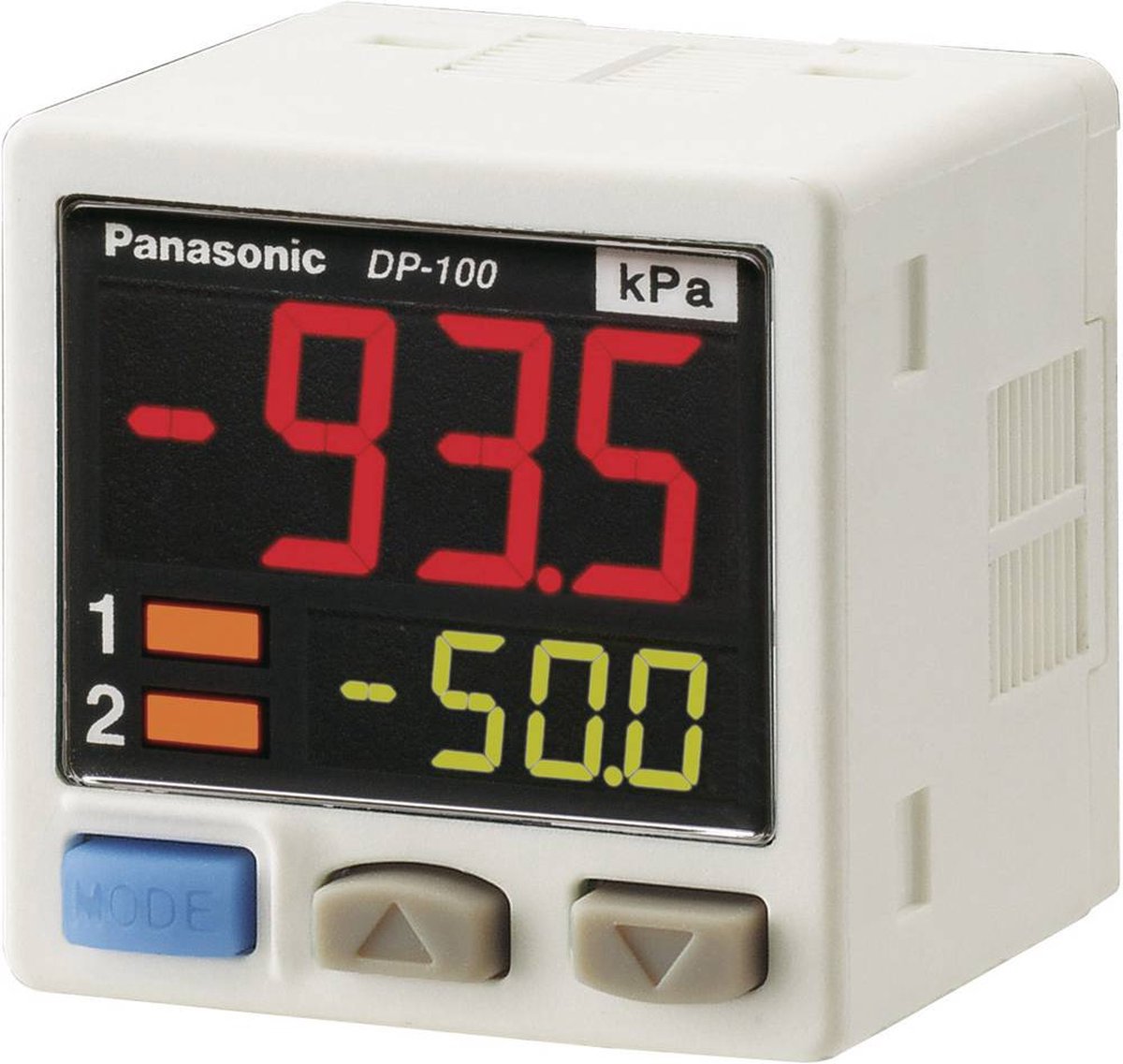 Panasonic Trycksensor 1 st DP-111-E-P-J -1 bar till 1 bar M8, 4 polig (L x B x H) 42.5 x 30 x 30 mm