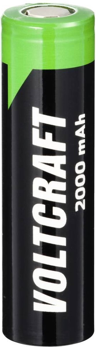 VOLTCRAFT VC-Li 3,7-2000 Specialbatteri laddbart 18650 Flat-Top Li-Ion 3.7 V 2000 mAh 1 st