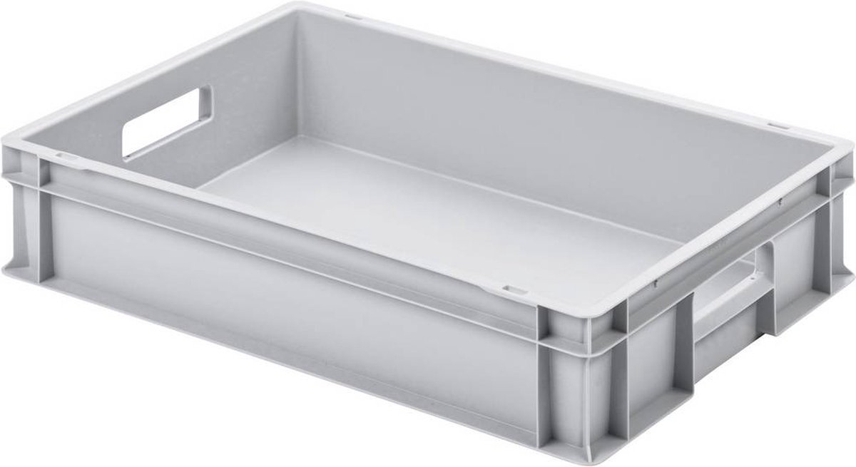 Alutec 75030 Plastlåda sluten (B x H x D) 600 x 120 x 400 mm Grå 1 st