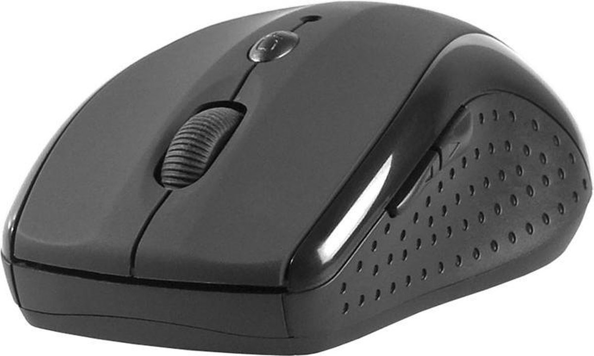Tracer Blaster II - mouse - 2.4 GHz - black - Mus - Optisk - 6 knapper - Sort