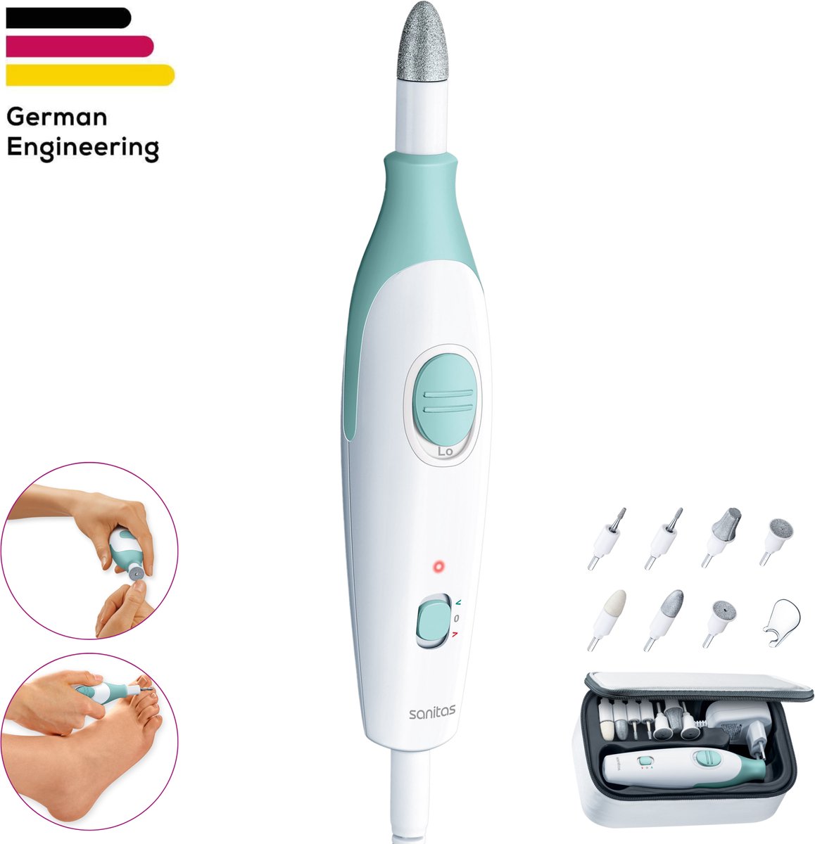 Sanitas Sanitas SMA 36 - Elektrisches Maniküre-/Pediküregerät Manikyr/Pedikyr Set