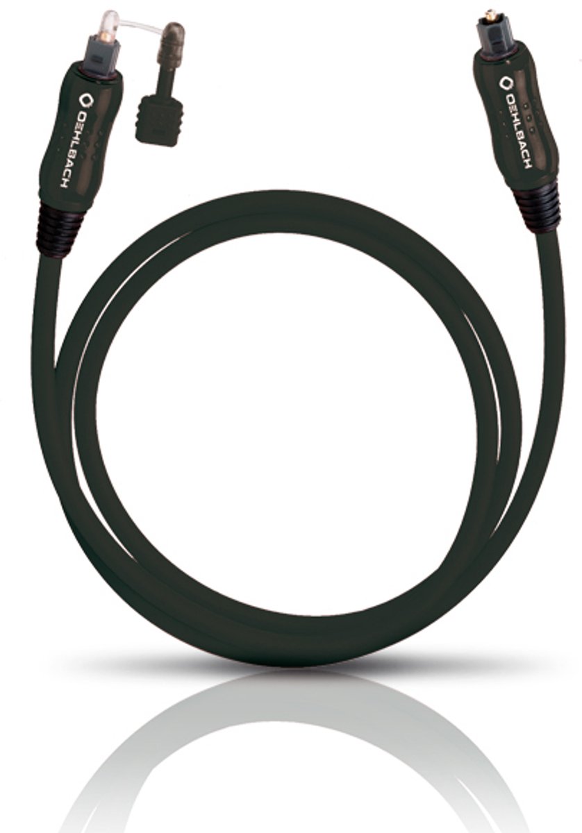 Toslink Audio Anslutningskabel [1x Toslink hane (ODT) - 1x Toslink hane (ODT)] 4.00 m Svart Oehlbach OPTO Star Black