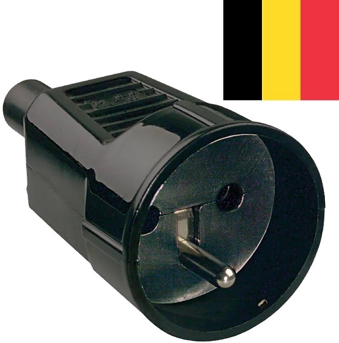 Bachmann 912.173 Skarvuttag Plast Svart IP20