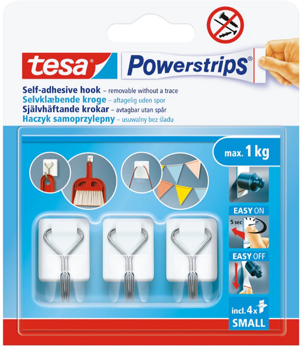 tesa Tesa® Powerstrips® Trådkrok s vit