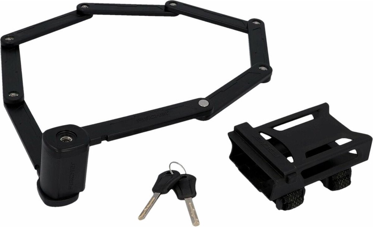 FISCHER FAHRRAD PROTEC FK110 Hopfällbart lås Nyckellås
