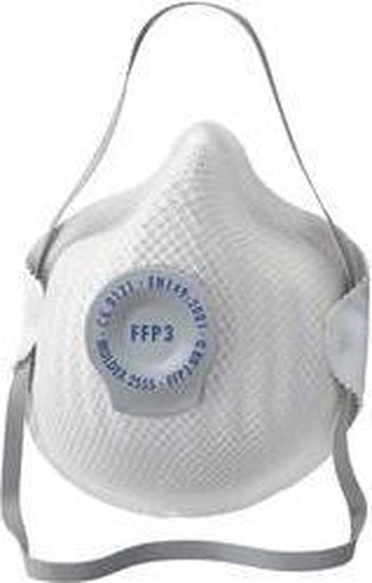 Moldex Klassiker 255555 Dammskyddsmask med ventil FFP3 D 5 st EN 149:2001, EN 149:2009 DIN 149:2001, DIN 149:2009