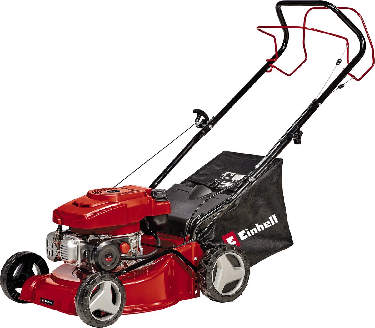 Einhell GC-PM 40/2 S Bensin Gräsklippare inkl självdrift 2000 W Klippbredd 40 cm Lämplig för max. Gräsmatta för 1000 m²