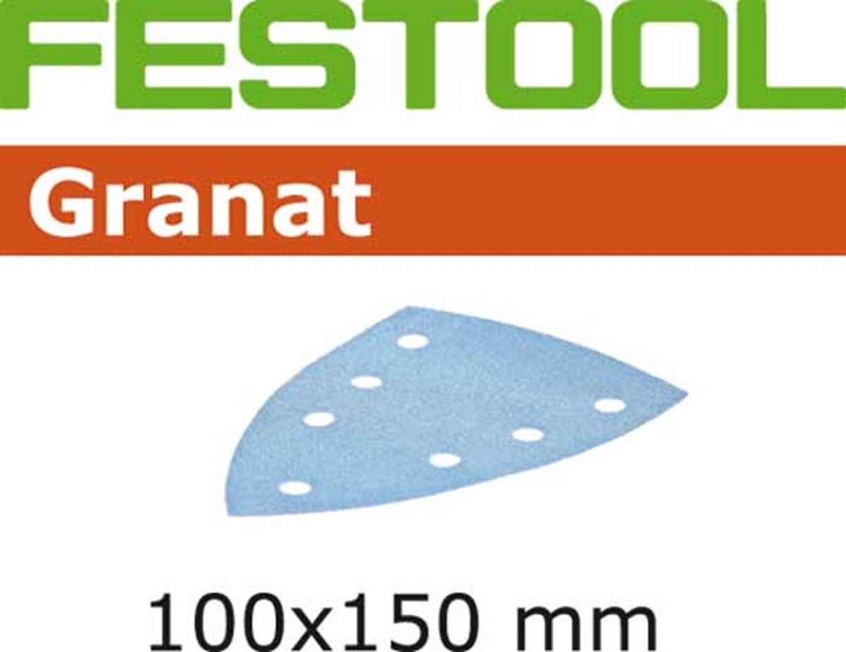 Festool Delta P180 GR/10 577541 Deltaslippapper med kardborrband Kornighet 180 10 st