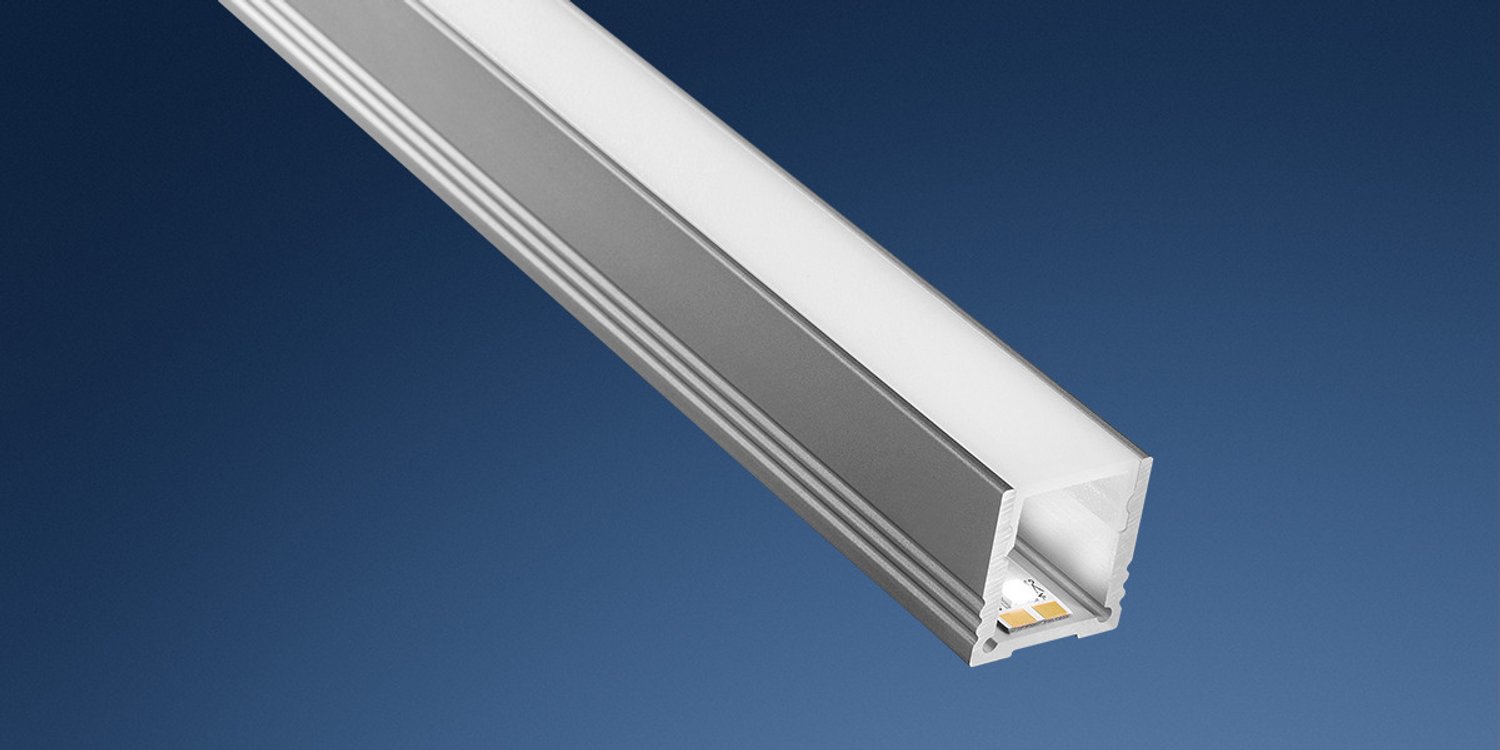 Barthelme 62399101 62399101 Profile Aluminium (L x B x H) 1000 x 18.4 x 19.7 mm 1 st