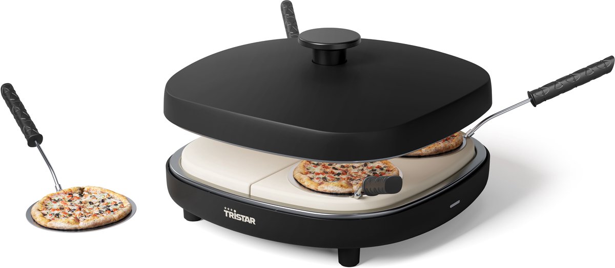 Tristar PZ-9174 Pizzabaker Cool-Touch-hölje, Non-stick-beläggning, Kontrolljus