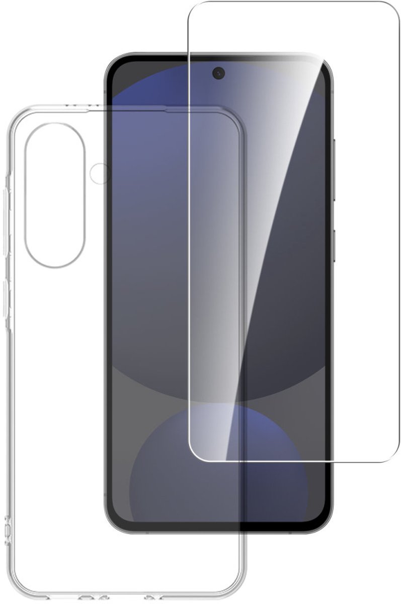 4Smarts 360° Protection Set Fodral + skyddsglas-set Samsung Galaxy A36 Transparent  541334