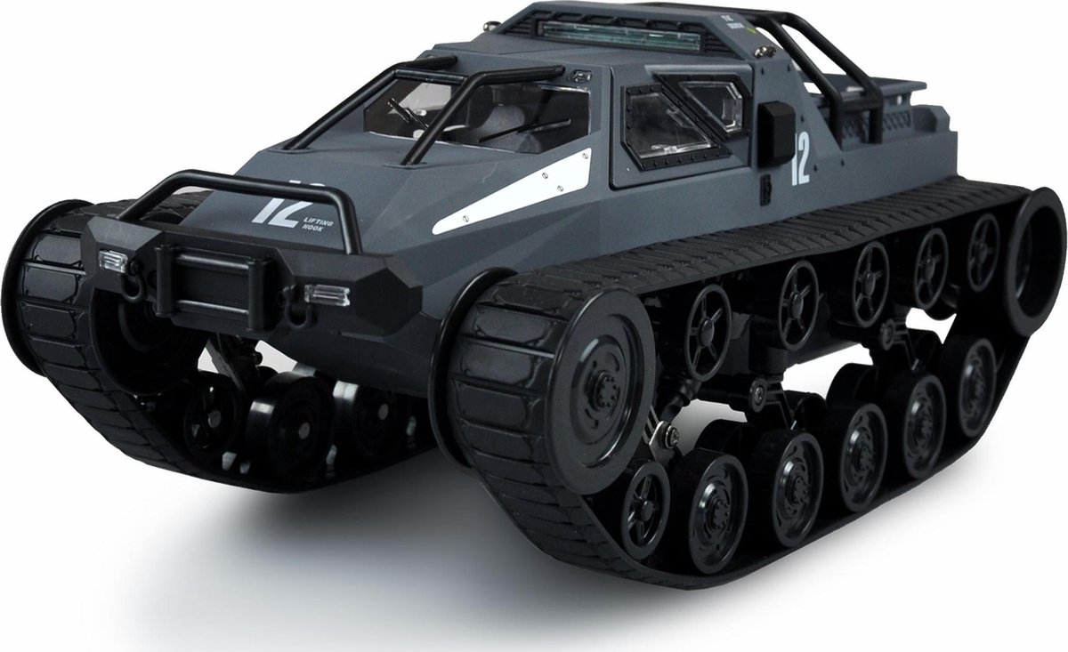 Amewi Grå, Blå 1:12 RC modellbil Elektrisk Kedje-driftfordon RtR 2,4 GHz inkl. batteri & laddare