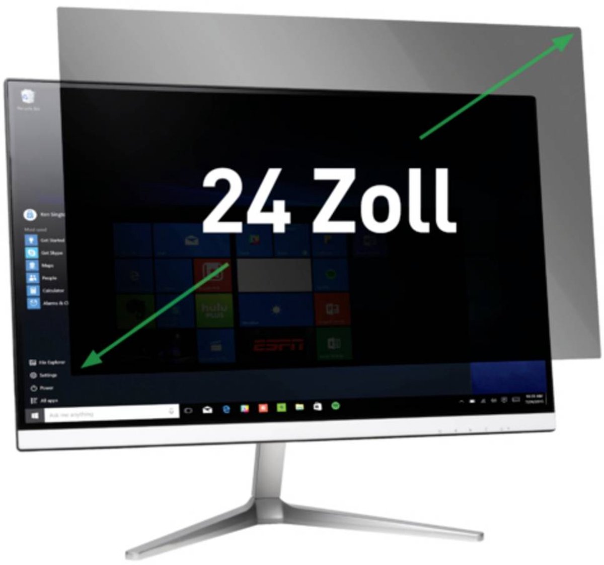 Leitz Sekretessfilter 61 cm (24) Bild - Format: 16:9 69020000