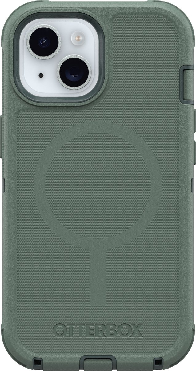 Otterbox Defender Backcover Apple iPhone 17e, iPhone 16e, iPhone 15, iPhone 14, iPhone 13 Grön MagSafe-kompatibel 77-97536