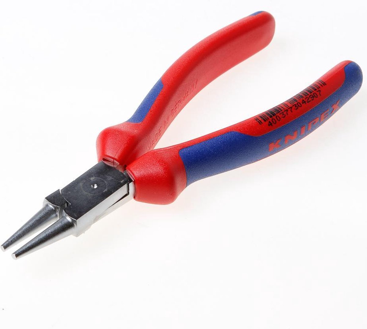 Knipex 22 05 160 Verkstad Rundtång Rak Krom-vanadium elektriskt stål 160 mm