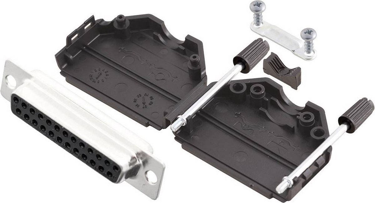 MH Connectors MHDPPK25-DB25S-K D-Sub honkontakt set 180 ° Antal poler: 25 Lödhona 1 st