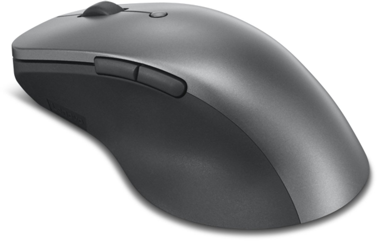 Lenovo Professional WiFi mus Trådlös Optisk Mörkgrå 6 Knappar 4000 dpi Scrollwheel